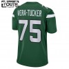 Kinder New York Jets Trikot Alijah Vera-Tucker 75 Nike Grün 2021 NFL Draft